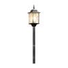 Lyktstolpe Milano E27 1.15m Svart/Silver
