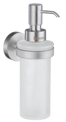 Tvåldispenser med Behållare Home Frostat Glas