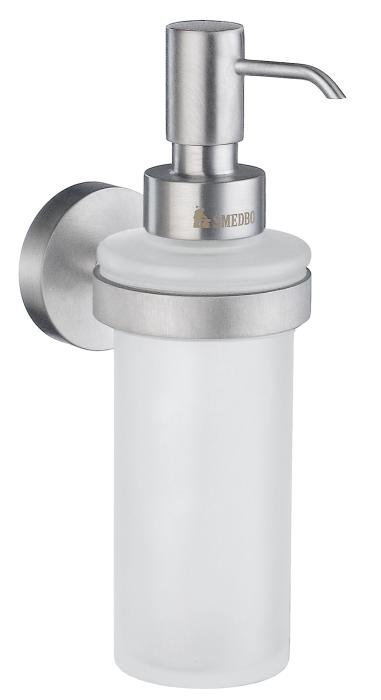 Tvåldispenser med Behållare Home Frostat Glas