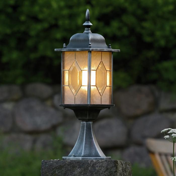 Grindlykta Milano E27 51 cm Svart/Silver