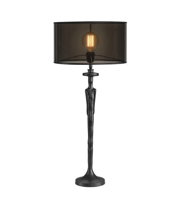 Adriano Bordslampa Matt Svart 62cm