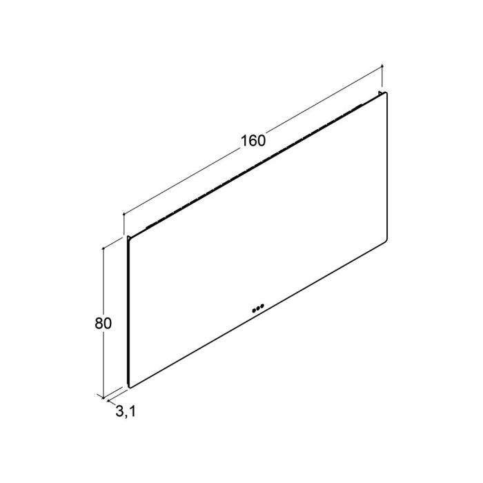 Spegel Soft med Ljusstyrning