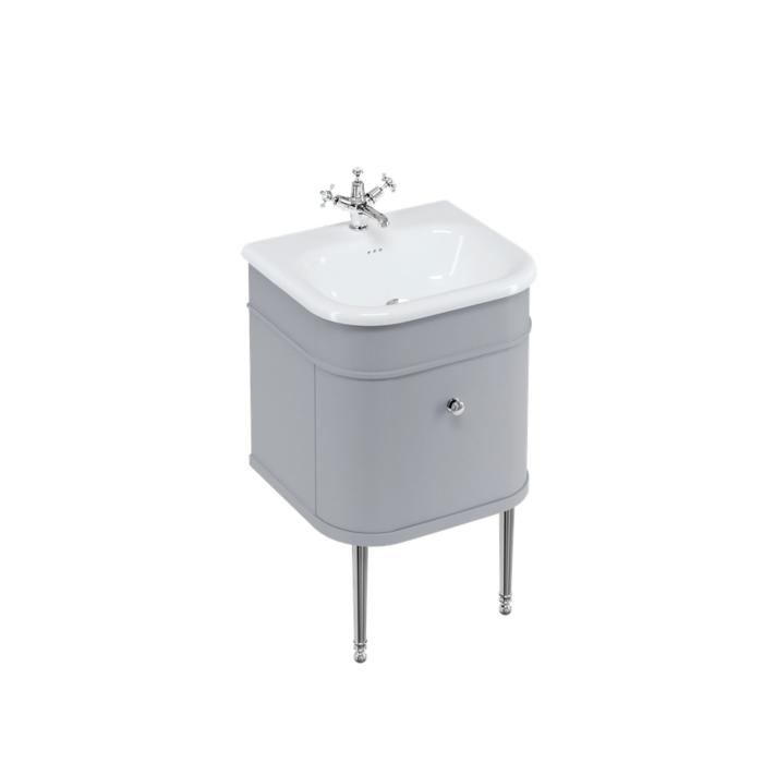 Kommod med Tvättställ natursten Chalfont 55 cm med en Låda 1-håls