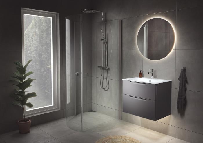 Kommod Crown Grip med Porslinstvättställ