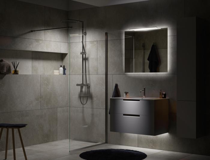 Kommod Crown Grip med Porslinstvättställ