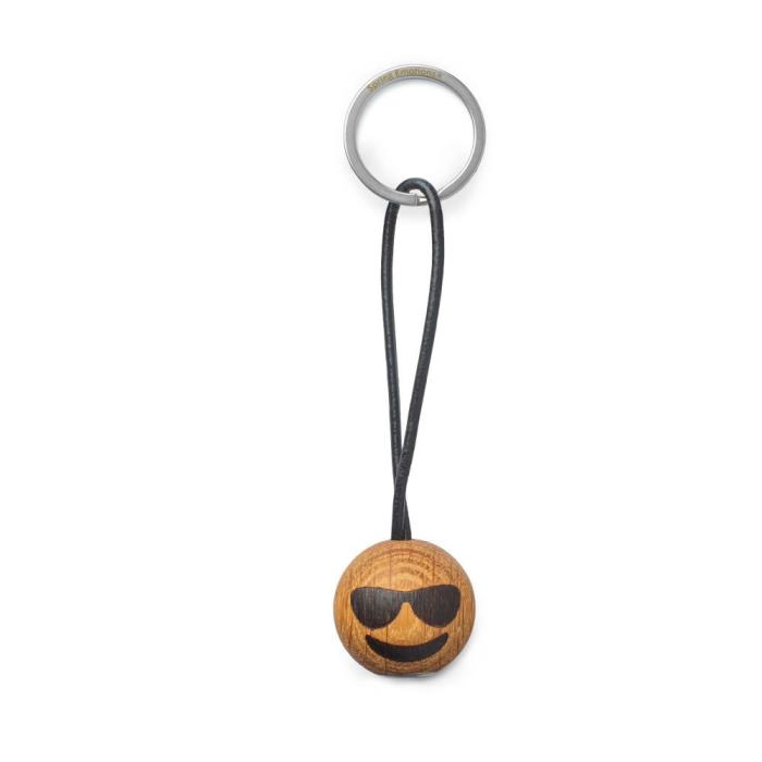Emoji Nyckelring Ek - Ø 3 cm