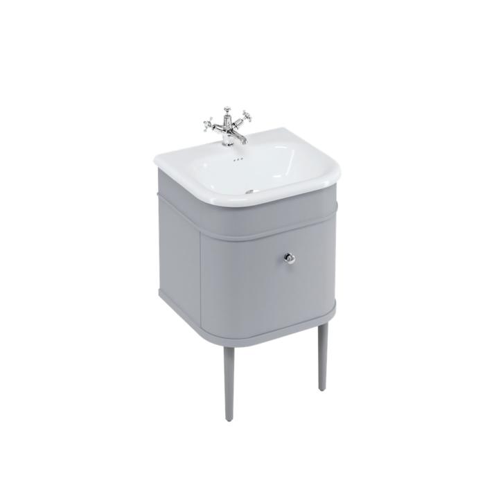 Kommod med Tvättställ natursten Chalfont 55 cm med en Låda 1-håls