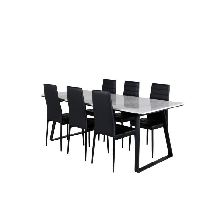 Rectangular Dining Set Estelle, Slim