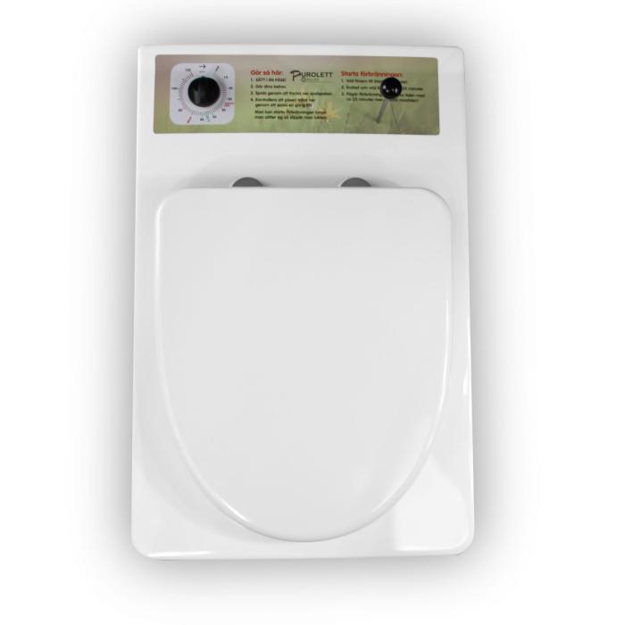 Förbränningstoalett Eco Elit Servicebefriad