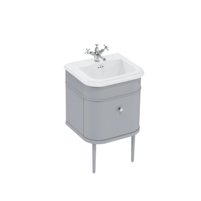 Kommod med Keramiskt Tvättställ Chalfont 55 cm med en Låda 1-håls