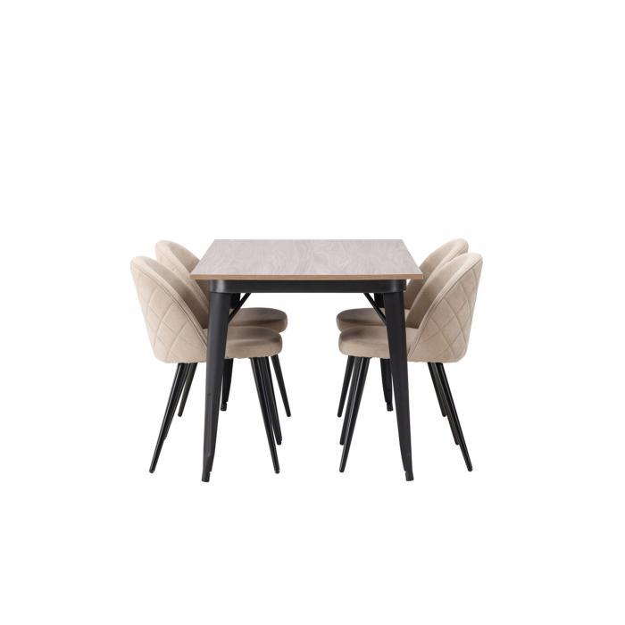 Rektangulär matgrupp Tempe, Velvet