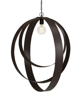 Circulo Taklampa Svart Stål Ø74cm