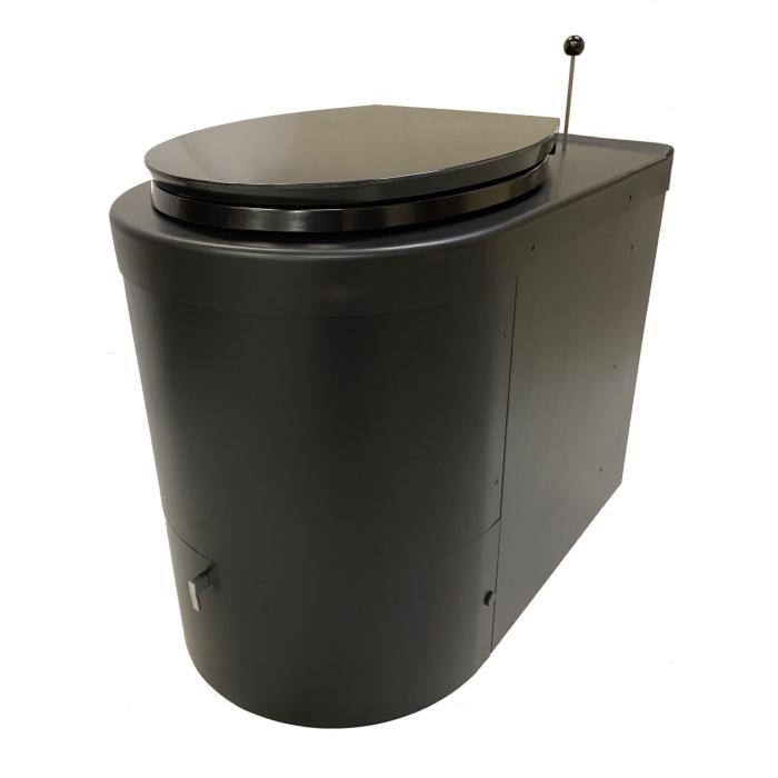 Förbränningstoalett Eco Royal Servicebefriad Black Edition