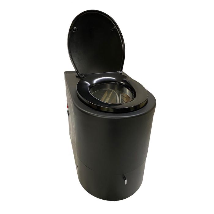 Förbränningstoalett Eco Royal Servicebefriad Black Edition