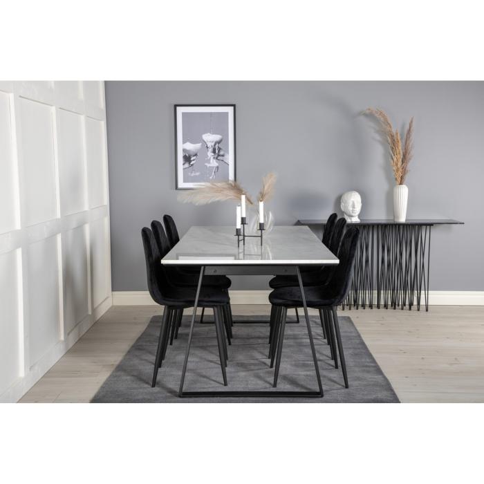 Rectangular Dining Set Estelle, Polar