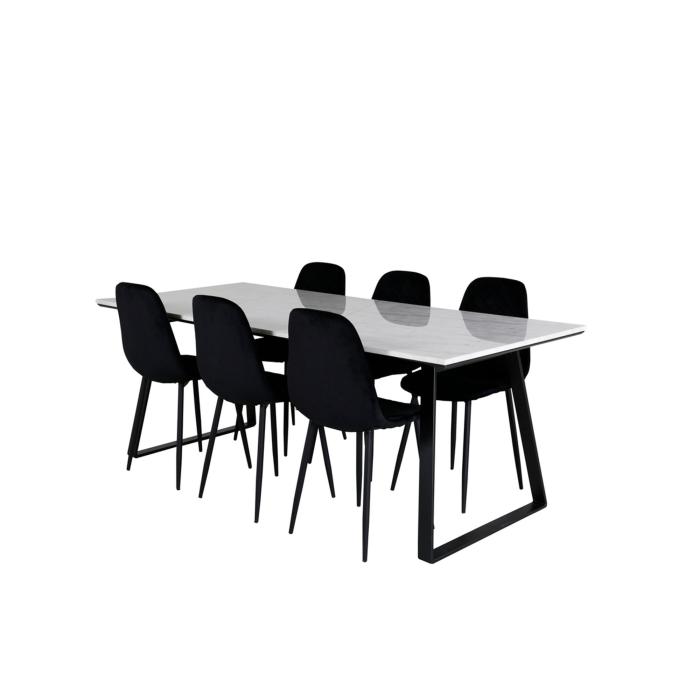 Rectangular Dining Set Estelle, Polar
