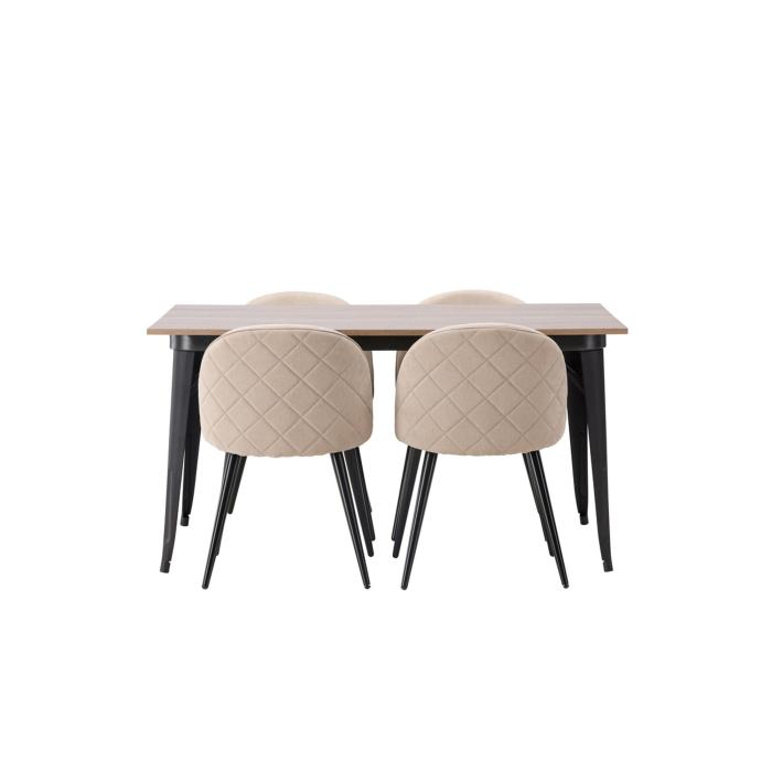 Rektangulär matgrupp Tempe, Velvet