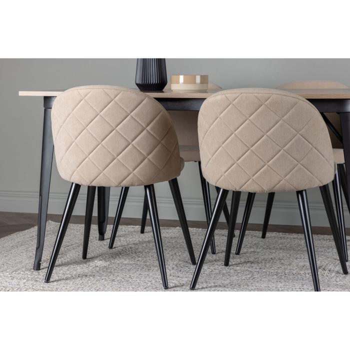 Rektangulär matgrupp Tempe, Velvet