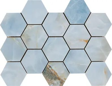 Deluxe Hexa Gold Polerad 7x8,2