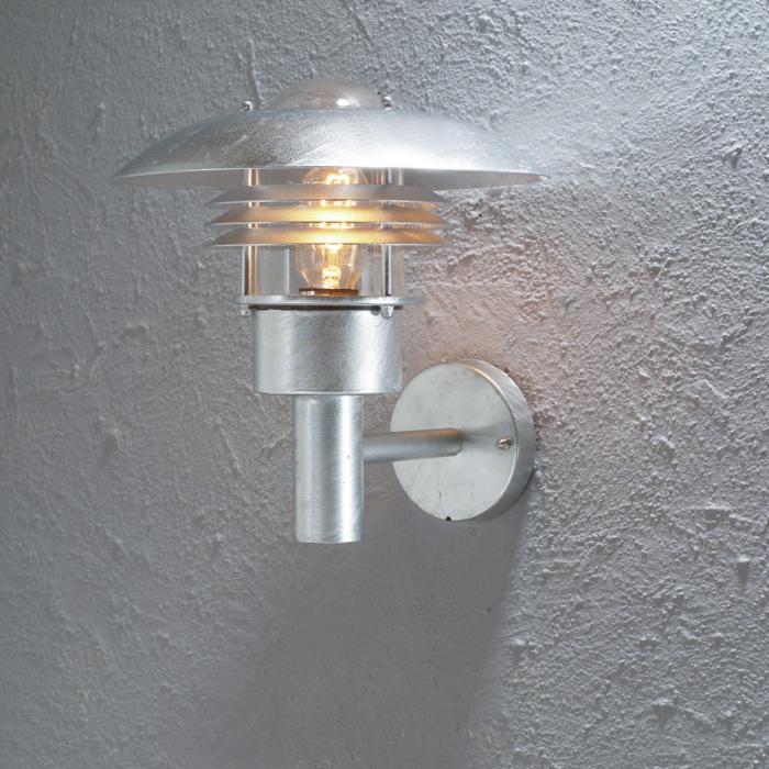 Vägglampa Ute Modena E27 Galvaniserad