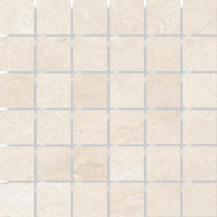 Mosaik Limestone Ivory Polerad 4,8x4,8