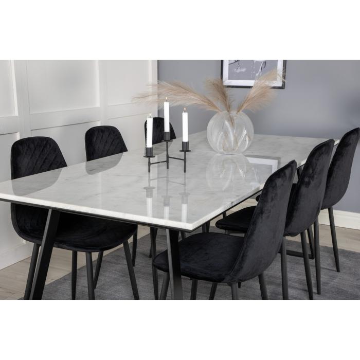 Rectangular Dining Set Estelle, Polar
