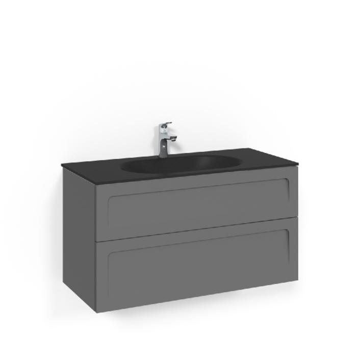 Kommod Crown 1000 Glastvättställ Edge