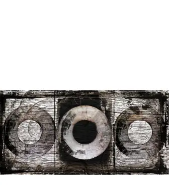 Tavla Circles Brown, Plexiglas