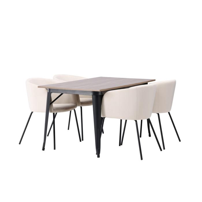 Rektangulär matgrupp Tempe, Berit