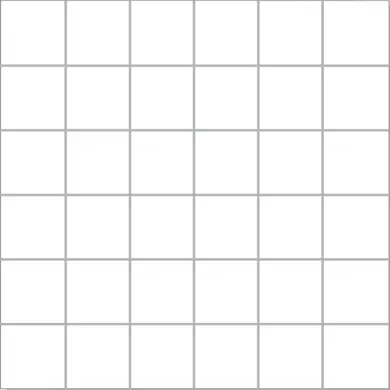 Mosaik Arctic White Polerad 4,8x4,8