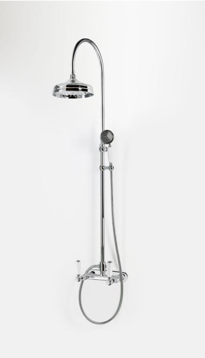 Takduschset Windsor med Revival Uni 2-greppsblandare 150cc