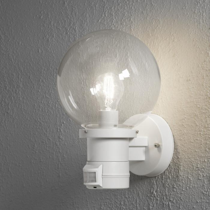 Vägglampa Ute Nemi E27 Upp PIR Rörelsevakt