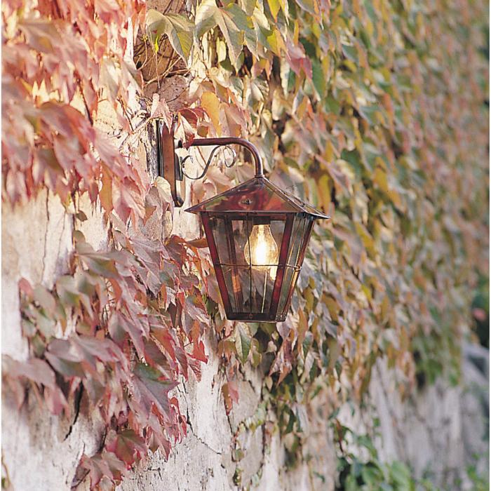 Vägglampa Ute Fenix E27 Koppar