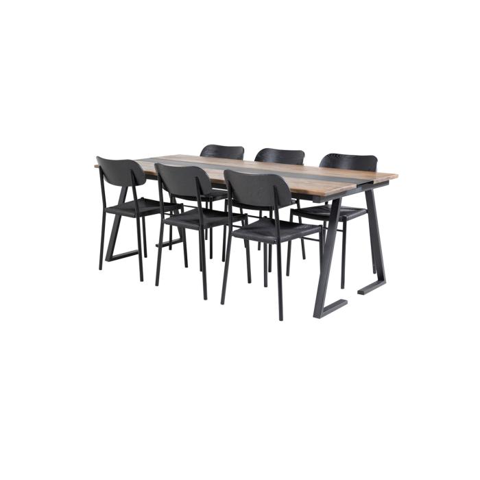 Rektangulär matgrupp Polly, Jakarta