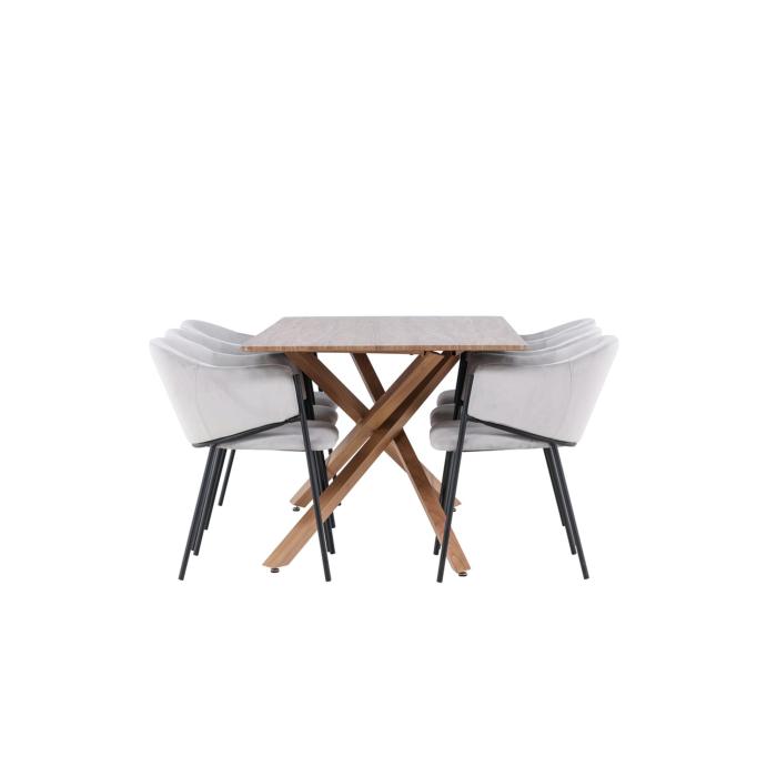 Rektangulär matgrupp Piazza, Evelina