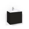 Kommod Crown Plain med Glastv&auml;ttst&auml;ll 60