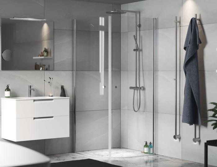 Duschhörna Spirit Rund Låg