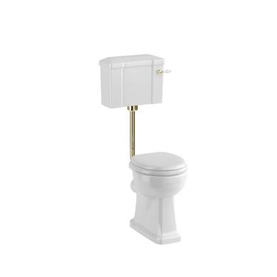 Toastol L&aring;gspolande Normalh&ouml;g, Soft-close Smal cistern 44 & Spolvred i Guld