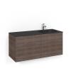 Kommod Crown Plain med Glastv&auml;ttst&auml;ll 120
