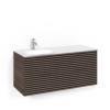 Kommod Crown Stripe med Glastv&auml;ttst&auml;ll