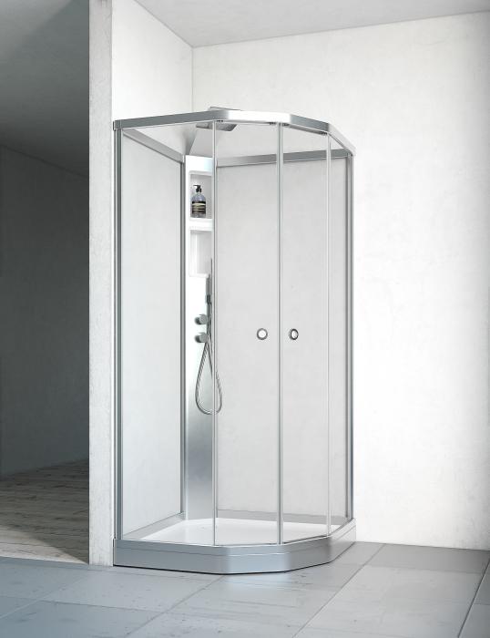 Duschkabin Flow Semi Infälld Blandare Matt