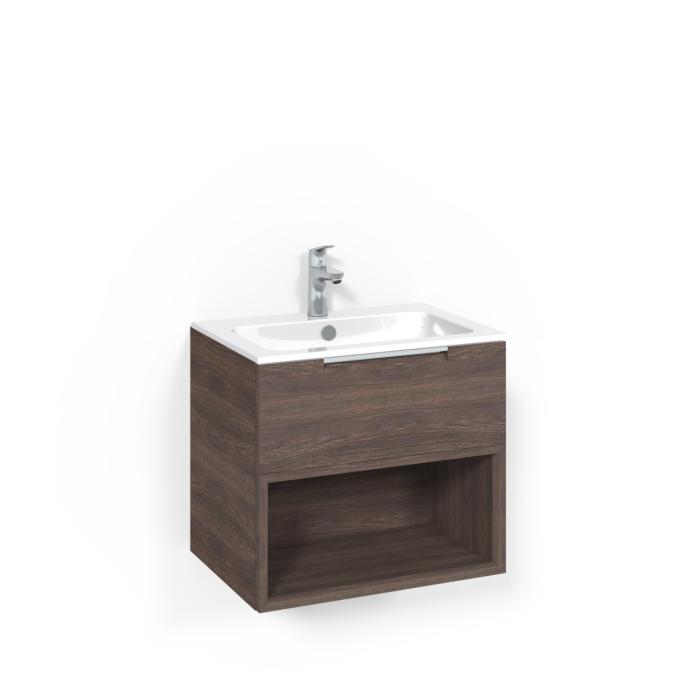 Kommod Crown Open Box med Porslinstvättställ