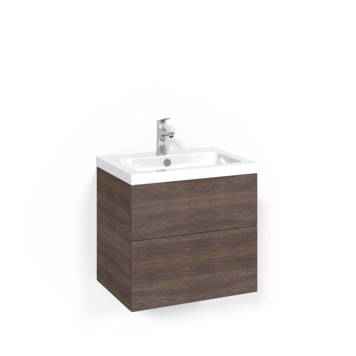 Kommod Crown Plain med Porslinstvättställ 60