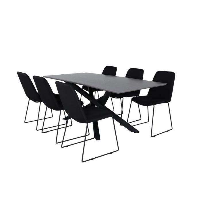 Rektangulär matgrupp Piazza, Muce
