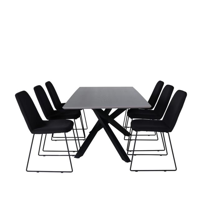 Rektangulär matgrupp Piazza, Muce