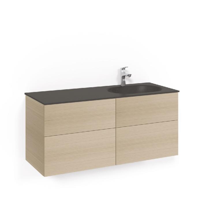 Kommod Crown 1200 Glastvättställ Edge