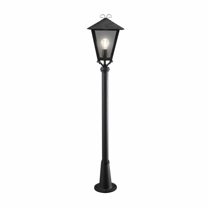 Lyktstolpe Benu E27 med Persius Stolpe 1.28m