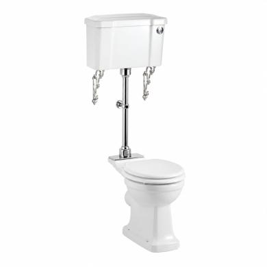 Toastol Mellanh&ouml;g F&ouml;rh&ouml;jd, bred Cistern 52, Soft-close, Knapp, R&ouml;rkit
