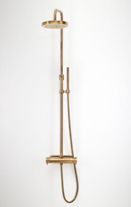 Takduschset Rondo 220 med Mix Termostatblandare