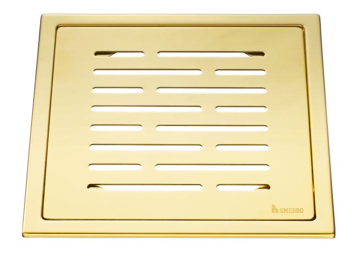 Golvbrunnsil Outline Rostfritt Stål, Mönster: Linjer